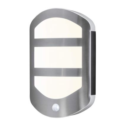 Ledvance - Уличный светодиодный настенный светильник с датчиком PLATE LED/12,5W/230V IP44