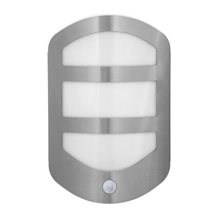 Ledvance - Уличный светодиодный настенный светильник с датчиком PLATE LED/12,5W/230V IP44