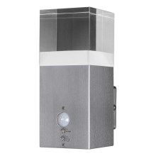 Ledvance - Уличный светодиодный настенный светильник с датчиком CRYSTAL 1xLED/5W/230V IP44