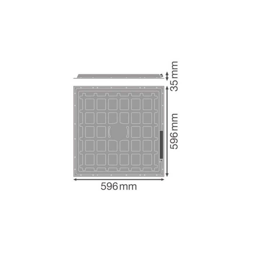 Ledvance - Встраиваемая потолочная светодиодная панель ESSENTIAL LED/36Вт/230В 6500K 60x60 см