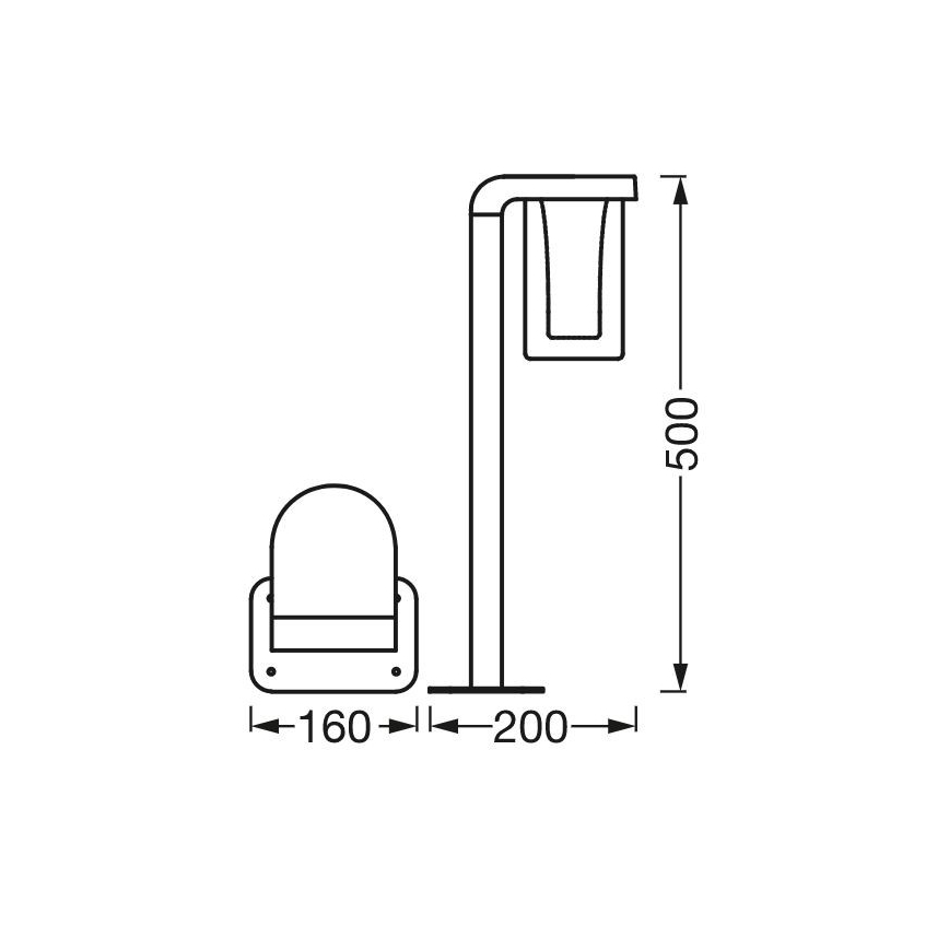 Ledvance - Вулична LED RGBW лампа з регулюванням яскравості CASCADE LED/10W/230V IP44 Wi-Fi