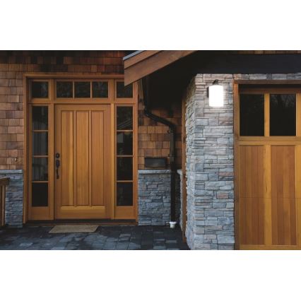 Ledvance - Вуличний настінний світильник CYLINDER 1xE27/60W/230V IP43 чорний