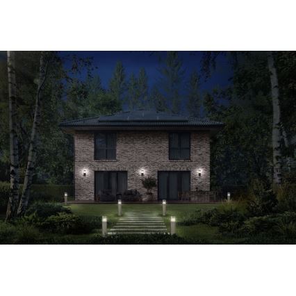 Ledvance - Вуличний настінний світильник EBRO 1xE27/20W/230V IP44