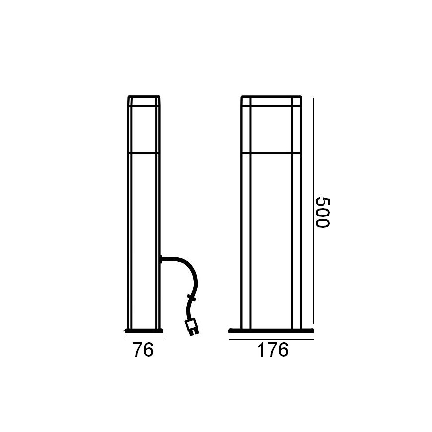 Ledvance - Світлодіодний вуличний світильник ENDURA HYBRID DALLAS LED/4W/12V IP44