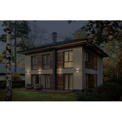 Ledvance - Вуличний світлодіодний настінний світильник ENDURA STYLE IDRI 2xLED/6,25W/230V IP65