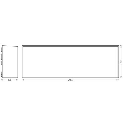 Ledvance - Вуличний світлодіодний настінний світильник ENDURA STYLE IVO LED/6,5W/230V IP65
