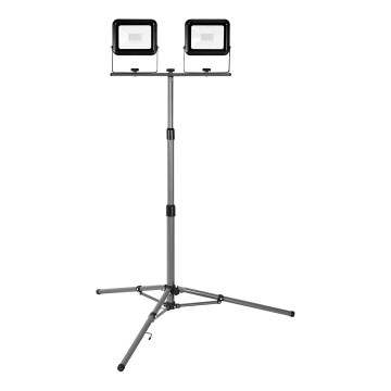 Ledvance - Вуличний світлодіодний прожектор з ручкою WORKLIGHT TRIPOD 2xLED/30W/230V 6500K IP65