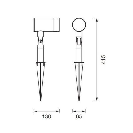 Ledvance - Вулична лампа ENDURA CLASSIC 1xGU10/35W/230V IP54