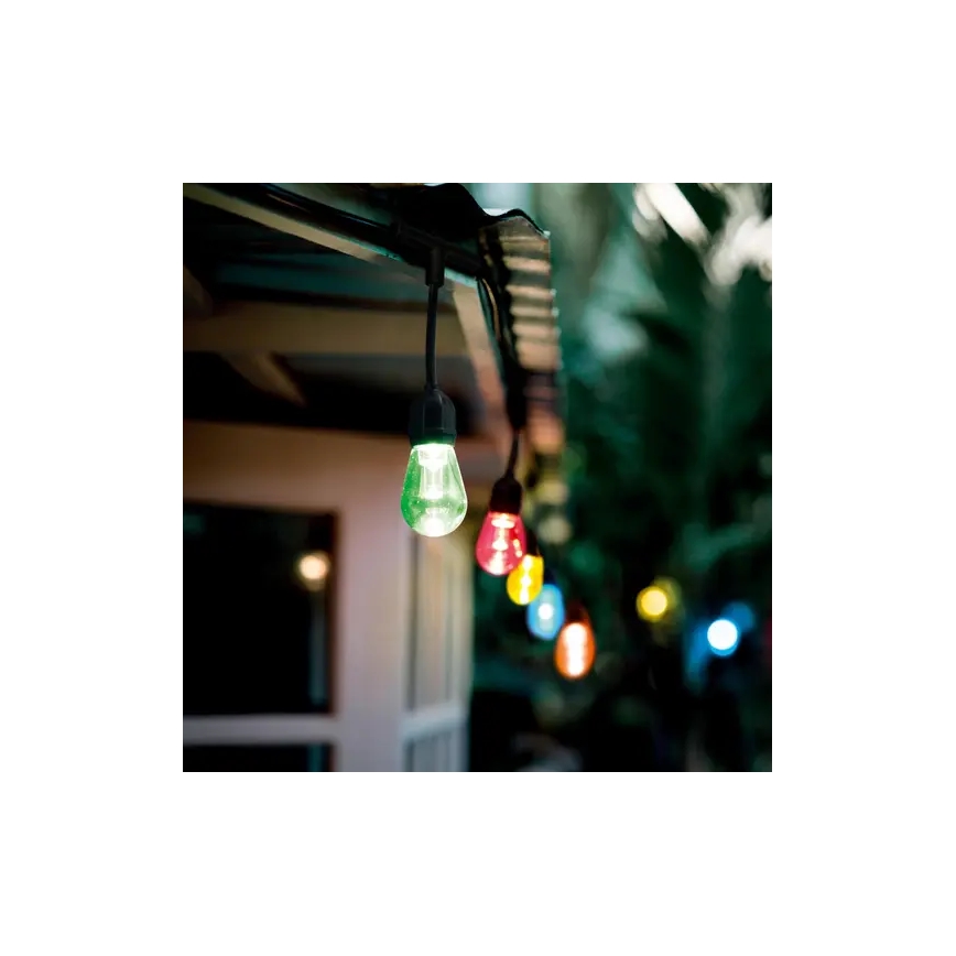 Ledvance - Вулична LED RGBW гірлянда з регулюванням яскравості SMART+ STRING 12xLED/0,37W/230V IP44 Wi-Fi