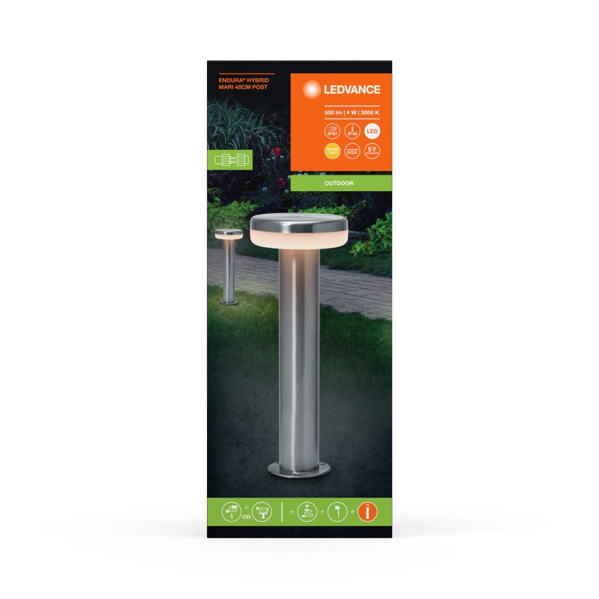 Ledvance - Вулична світлодіодна лампа ENDURA HYBRID MARI LED/4W/12V IP44