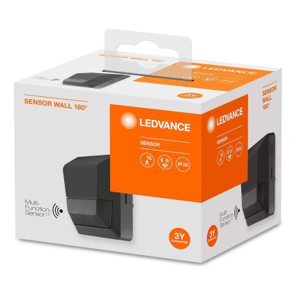 Ledvance - Вуличний інфрачервоний датчик руху 230V IP55 антрацит