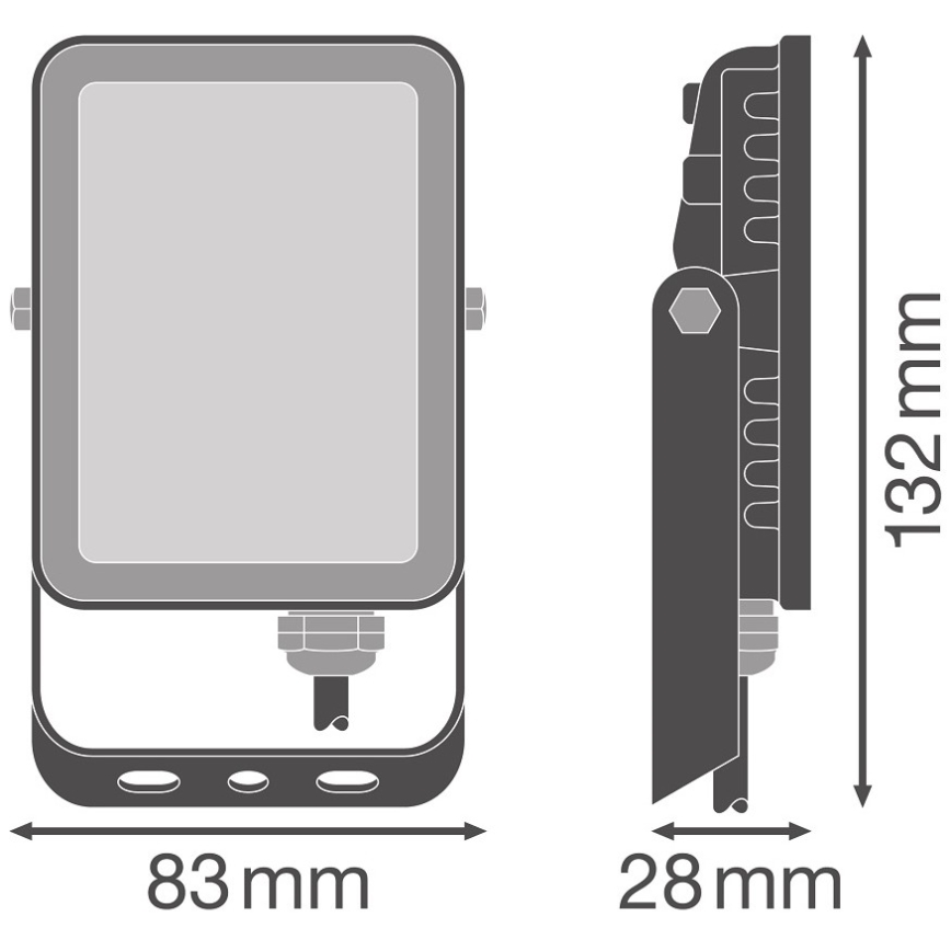 Ledvance - Вуличний настінний LED прожектор FLOODLIGHT LED/10W/230V 4000K IP65