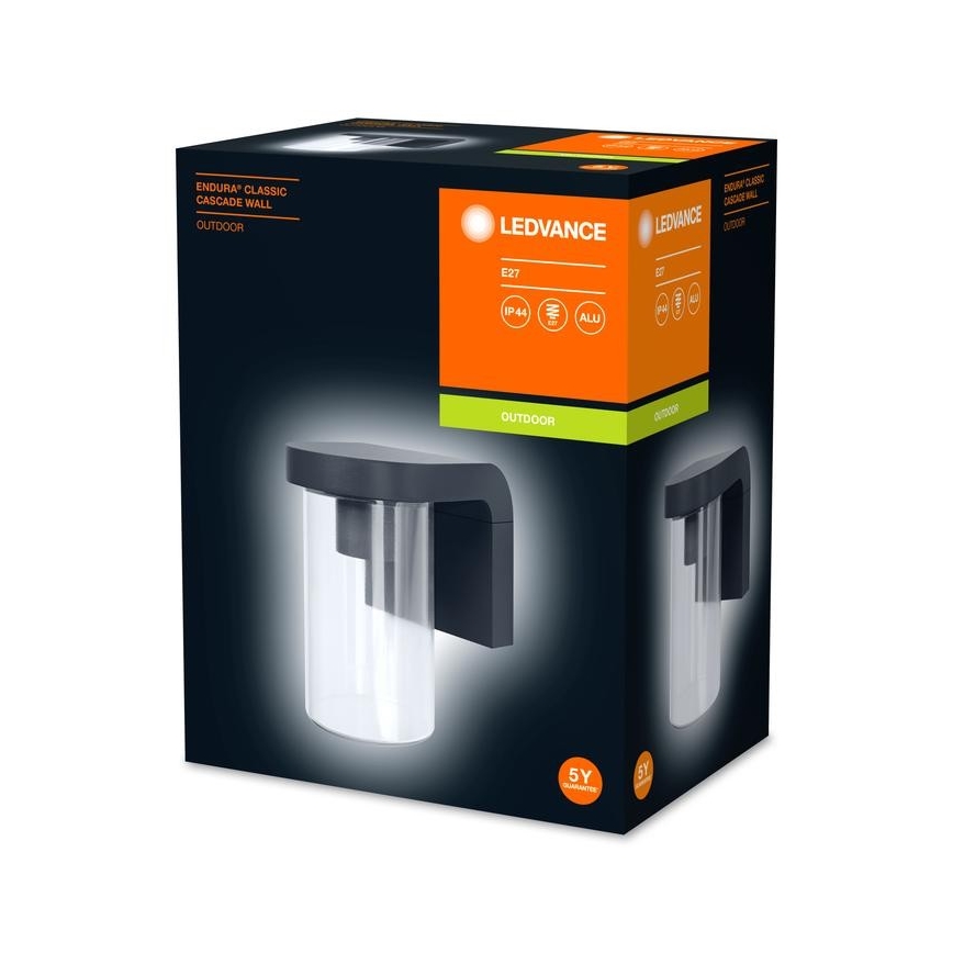 Ledvance - Вуличний настінний світильник CASCADE 1xE27/25W/230V IP44