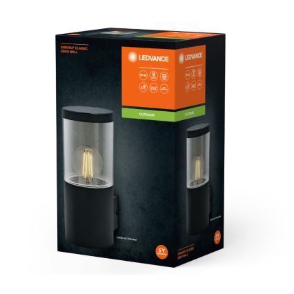 Ledvance - Вуличний настінний світильник EBRO 1xE27/20W/230V IP44