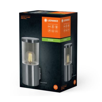 Ledvance - Вуличний настінний світильник EBRO 1xE27/20W/230V IP44
