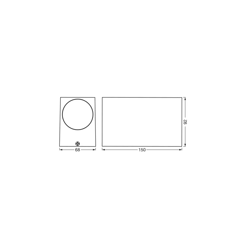 Ledvance - Вуличний настінний світильник ENDURA CLASSIC 2xGU10/35W/230V IP44