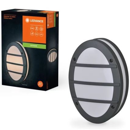 Ledvance - Вуличний настінний світильник ORBICK 2xE27/18W/230V IP65