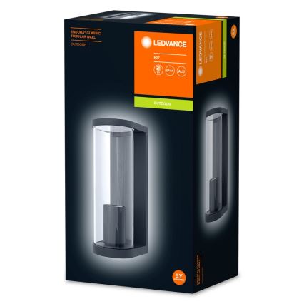 Ledvance - Вуличний настінний світильник TUBULAR 1xE27/60W/230V IP44