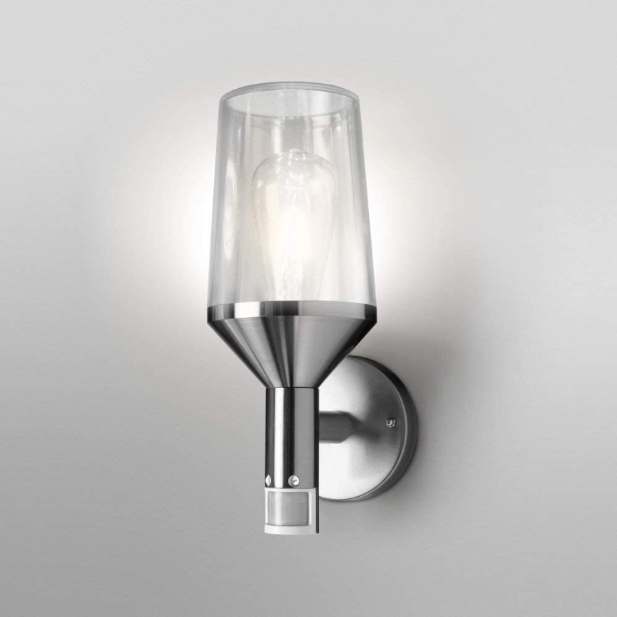 Ledvance - Вуличний настінний світильник з датчиком CALICE 1xE27/60W/230V IP44