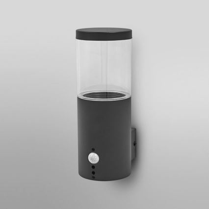 Ledvance - Вуличний настінний світильник з датчиком EBRO 1xE27/20W/230V IP44