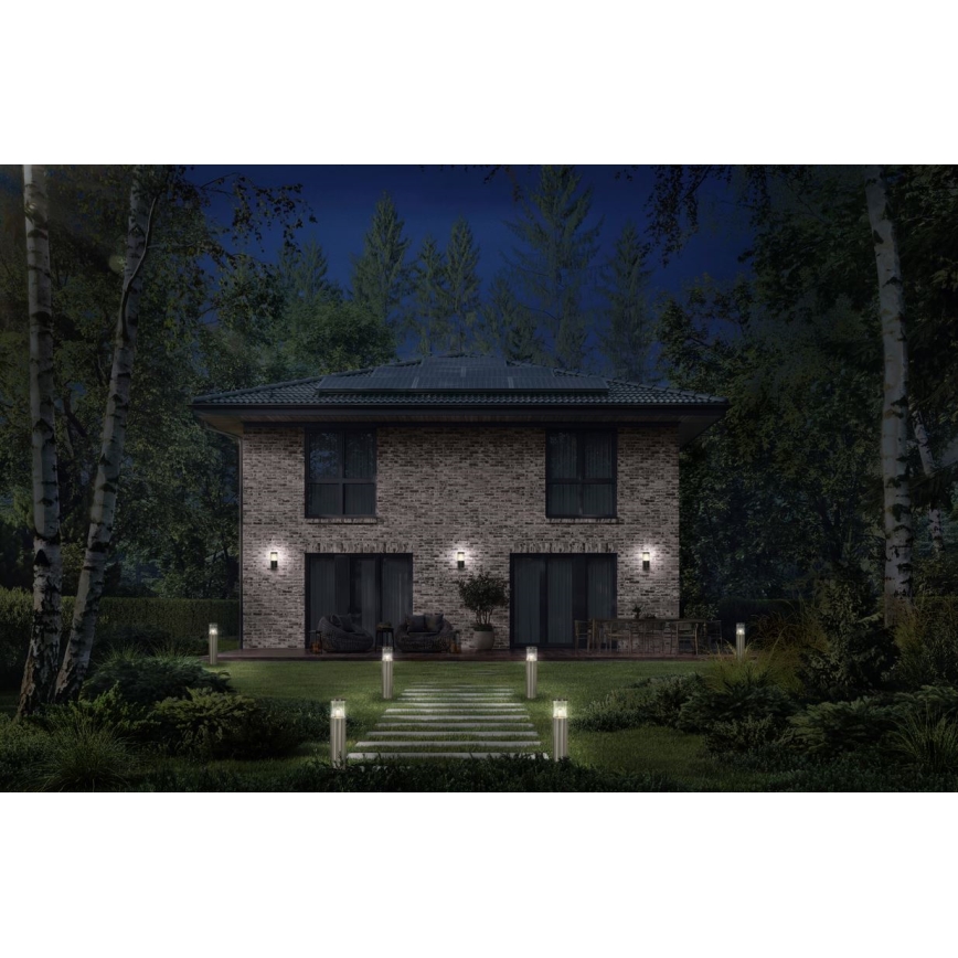 Ledvance - Вуличний настінний світильник з датчиком EBRO 1xE27/20W/230V IP44