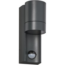 Ledvance - Вуличний настінний світильник з датчиком ISIDOR 1xGU10/35W/230V IP65