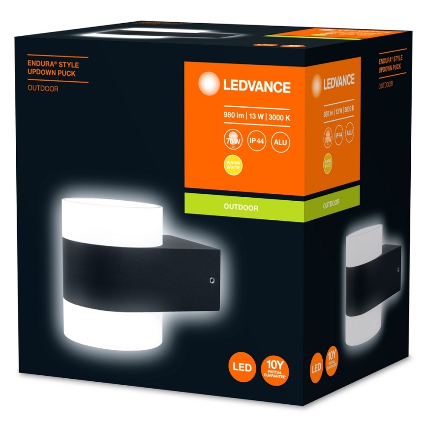 Ledvance - Вуличний світлодіодний настінний світильник ENDURA LED/13W/230V IP44