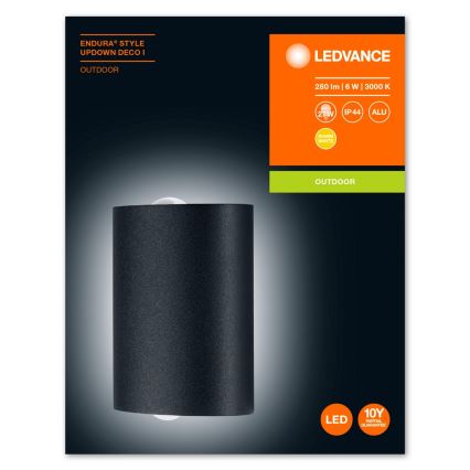 Ledvance - Вуличний світлодіодний настінний світильник ENDURA LED/6W/230V