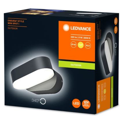 Ledvance - Вуличний світлодіодний настінний світильник ENDURA LED/8W/230V IP44