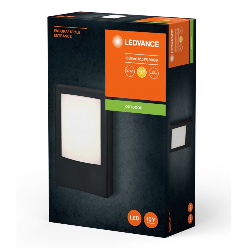 Ledvance - Вуличний світлодіодний настінний світильник ENDURA STYLE LED/12,5W/230V IP44