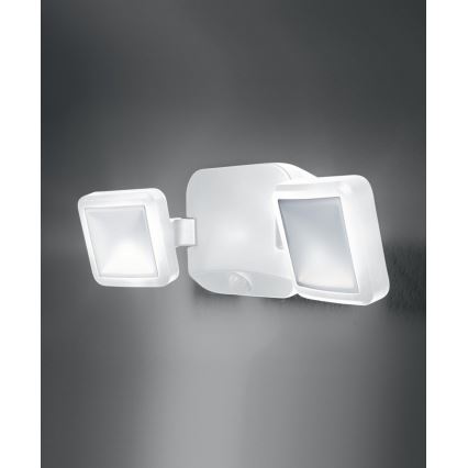 Ledvance - Вуличний світлодіодний настінний світильник з датчиком BATTERY 2xLED/10W/6V IP54
