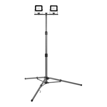 Ledvance - Вуличний світлодіодний прожектор з ручкою WORKLIGHT TRIPOD 2xLED/10W/230V 6500K IP65