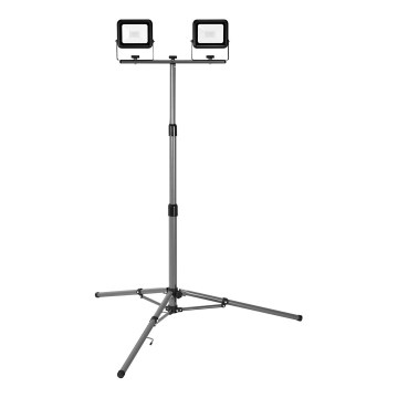 Ledvance - Вуличний світлодіодний прожектор з ручкою WORKLIGHT TRIPOD 2xLED/20W/230V 6500K IP65