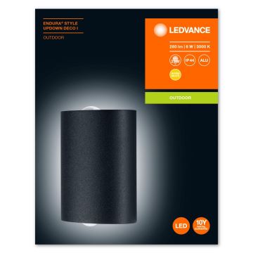 Ledvance - Вуличний світлодіодний настінний світильник ENDURA LED/6W/230V