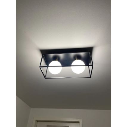 Ledvance - Зовнішній настінний світильник DECOR SQUARE 2xG9/28W/230V IP44