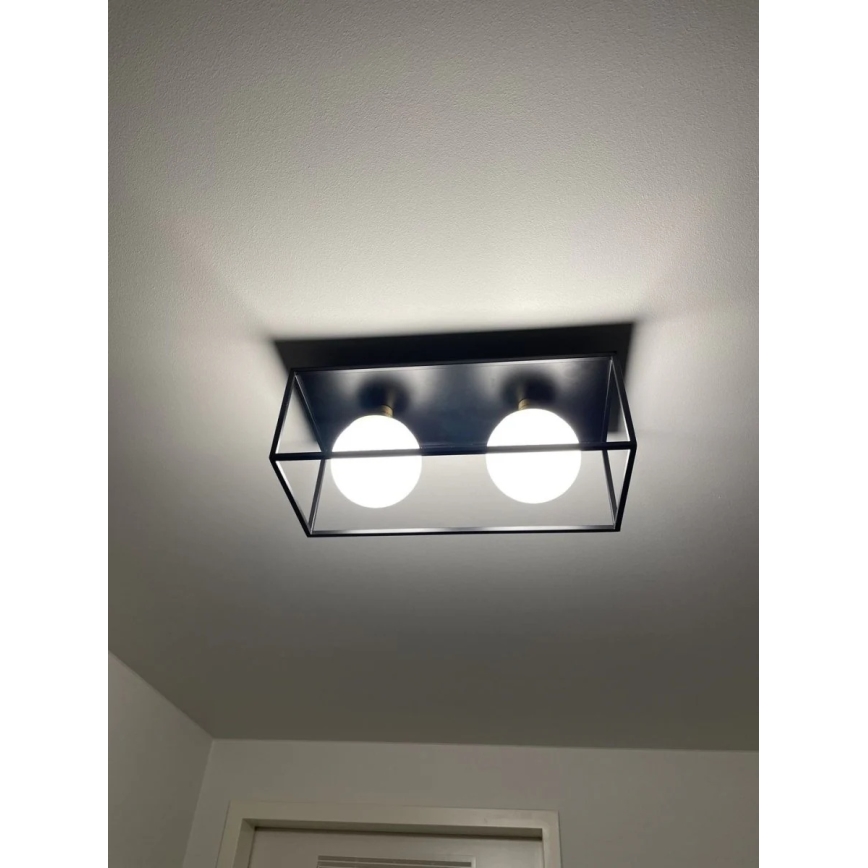 Ledvance - Зовнішній настінний світильник DECOR SQUARE 2xG9/28W/230V IP44