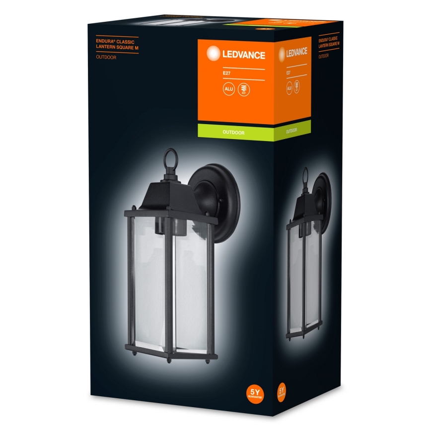 Ledvance - Зовнішній настінний світильник ENDURA 1xE27/60W/230V IP23