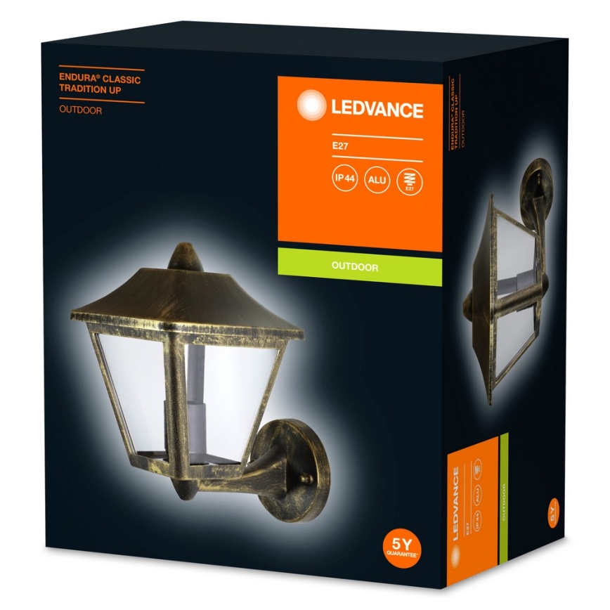 Ledvance - Зовнішній настінний світильник ENDURA 1xE27/60W/230V IP44