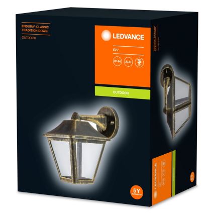 Ledvance - Зовнішній настінний світильник ENDURA 1xE27/60W/230V IP44