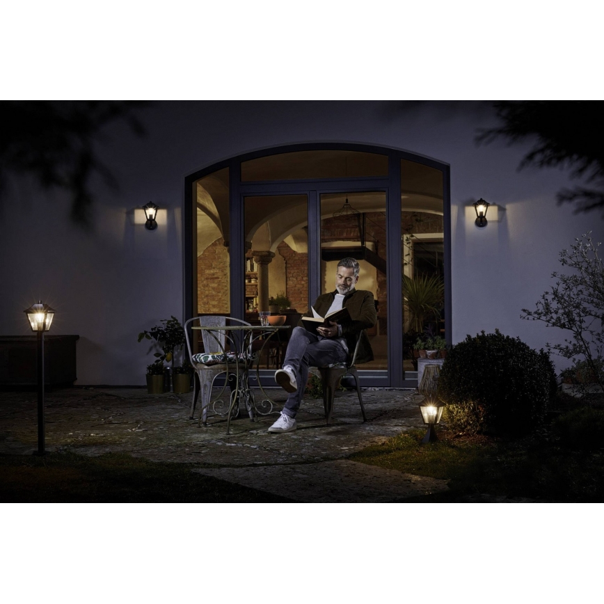 Ledvance - Зовнішній настінний світильник з датчиком ENDURA 1xE27/60W/230V IP44