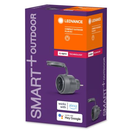 Ledvance - Зовнішня розумна розетка SMART+ PLUG 3680 Вт IP44 SCHUKO