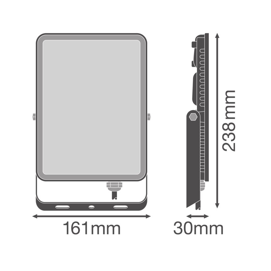 Ледванс - світлодіодний зовнішній настінний прожектор FLOODLIGHT LED/50W/230V IP65