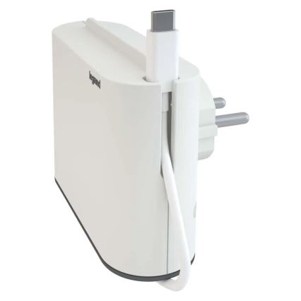 Legrand 049401 - Розетка-розгалужувач 2 розетки Тип C + USB-A + USB-C білий