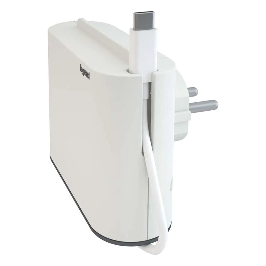 Legrand 049401 - Розетка-розгалужувач 2 розетки Тип C + USB-A + USB-C білий