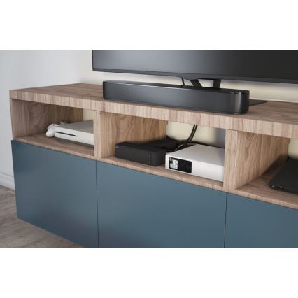 Legrand 049430 - Мультимедійний ХАБ з вимикачем 4 розетки Тип E + 4 розетки Тип C 2м чорний