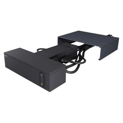 Legrand 049430 - Мультимедійний ХАБ з вимикачем 4 розетки Тип E + 4 розетки Тип C 2м чорний