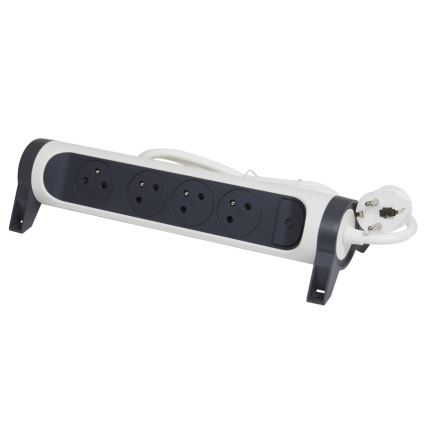 Legrand 049459 - Подовжувач з вимикачем 4 розетки Тип E 3м