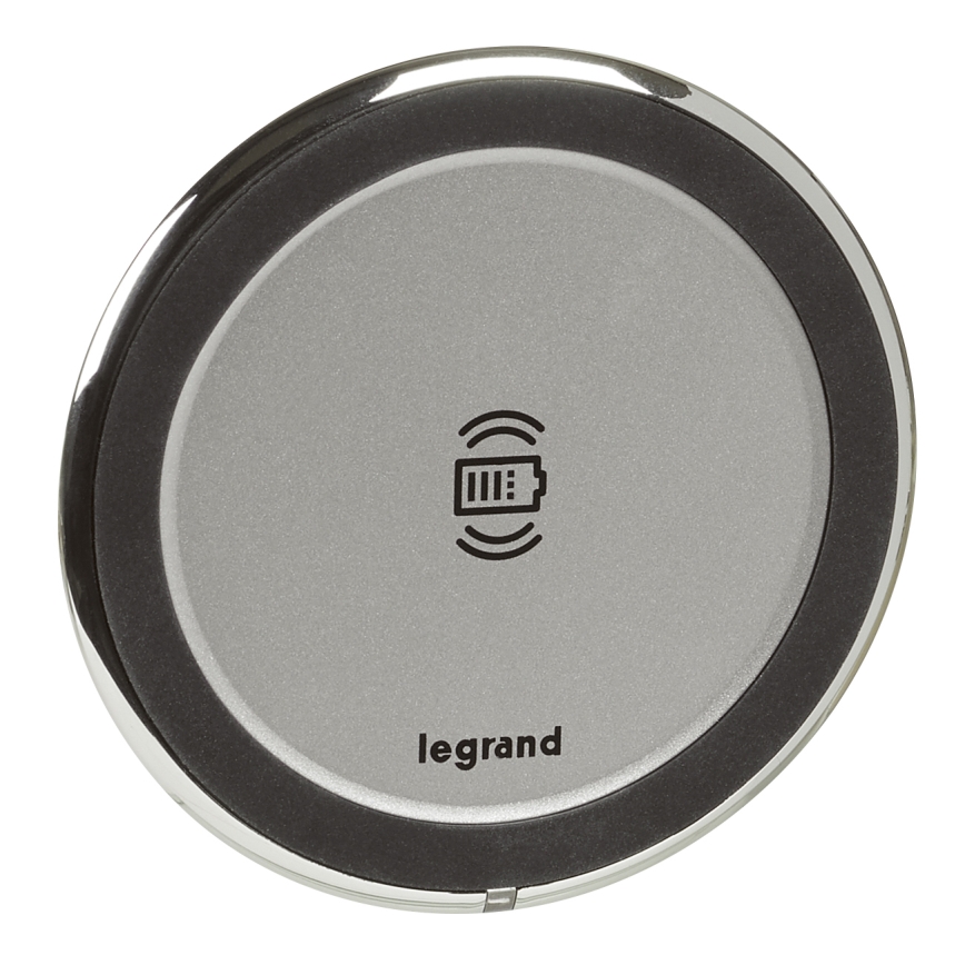 Legrand 077640L - Бездротовий настільний зарядний пристрій 15W IP44
