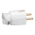 Legrand 50172 - Поворотная вилка 2P+T 230V/16A белый