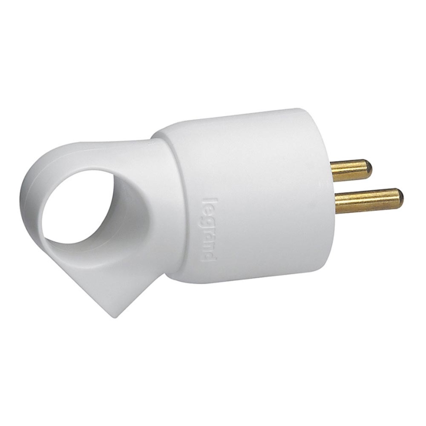 Legrand 50420 - Пластиковая вилка 230V/16A 2P+T белая